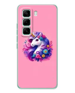 Чехол для Infinix Hot 60 Pro с картинкой «Сказочный единорог»