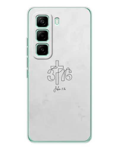 Чехол для Infinix Hot 60 Pro с картинкой «Иоанна 3:16 Крест» Чехол для Infinix Hot 60 Pro с картинкой «Иоанна 3:16 Крест»