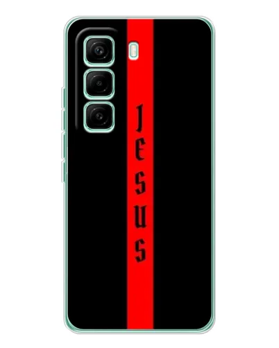 Чехол для Infinix Hot 60 Pro с картинкой «Красная линия веры» Чехол для Infinix Hot 60 Pro с картинкой «Красная линия веры»