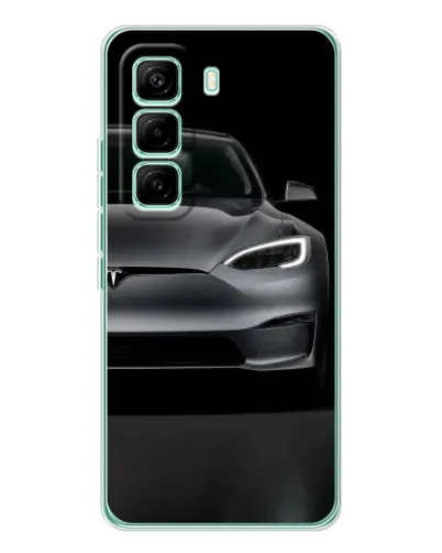 Чехол для Infinix Hot 60 Pro с картинкой «Tesla Model S Look»