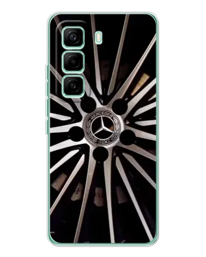 Чехол для Infinix Hot 60 Pro с картинкой «Диск Mercedes»