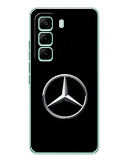 Чехол для Infinix Hot 60 Pro с картинкой «Mercedes классический лого»