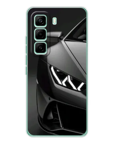 Чехол для Infinix Hot 60 Pro с картинкой «Lamborghini фары детализация»