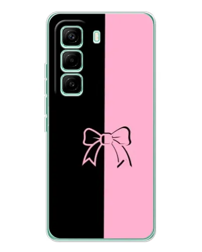 Чехол для Infinix Hot 60 Pro с картинкой «Половинки банта»
