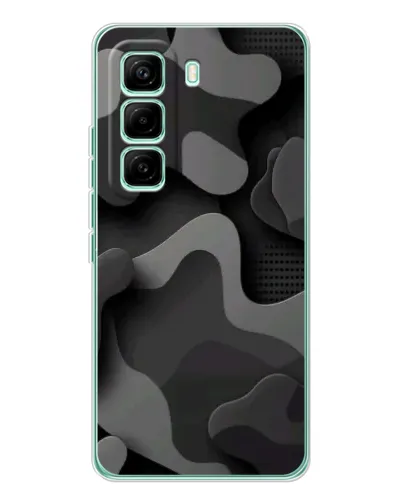 Чехол для Infinix Hot 60 Pro с картинкой «Темный абстрактный камуфляж» Чехол для Infinix Hot 60 Pro с картинкой «Темный абстрактный камуфляж»