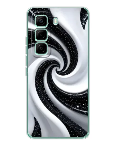 Чехол для Infinix Hot 60 Pro с картинкой «Черно-белая спираль» Чехол для Infinix Hot 60 Pro с картинкой «Черно-белая спираль»