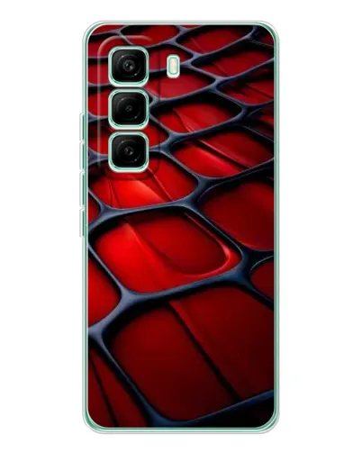 Чехол для Infinix Hot 60 Pro с картинкой «Красная глянцевая сетка» Чехол для Infinix Hot 60 Pro с картинкой «Красная глянцевая сетка»