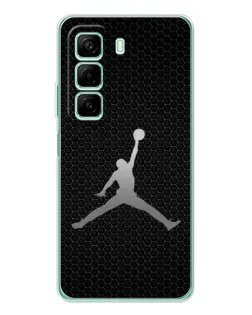 Чехол для Infinix Hot 60 с картинкой «Jordan Dark Carbon»