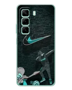 Чехол для Infinix Hot 60 с картинкой «Спортивный арт Nike»