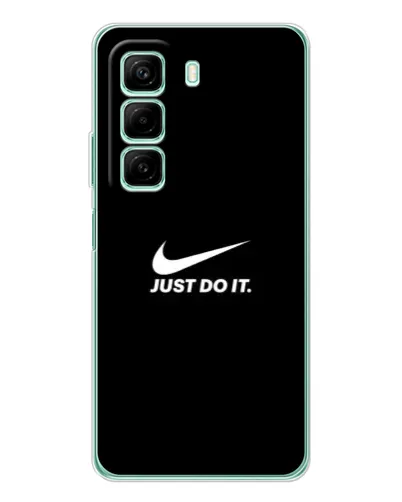 Чехол для Infinix Hot 60 с картинкой «Минимализм от Nike»