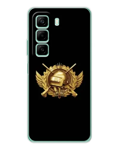 Чехол для Infinix Hot 60 с картинкой «PUBG — оранжевый градиент» Чехол для Infinix Hot 60 с картинкой «PUBG — оранжевый градиент»