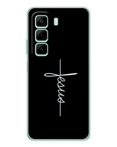 Чехол для Infinix Hot 60 с картинкой «Тонкая линия веры»