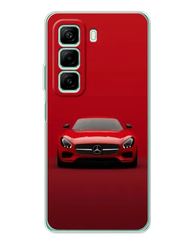 Чехол для Infinix Hot 60 с картинкой «Красный Mercedes AMG»