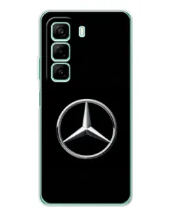 Чехол для Infinix Hot 60 с картинкой «Mercedes классический лого»