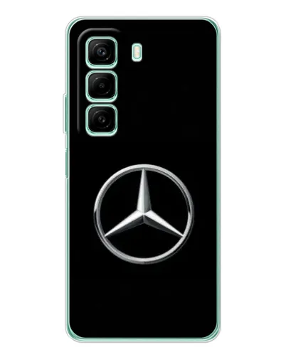 Чехол для Infinix Hot 60 с картинкой «Mercedes классический лого»
