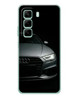 Чехол для Infinix Hot 60 с картинкой «Audi — детализация кузова»