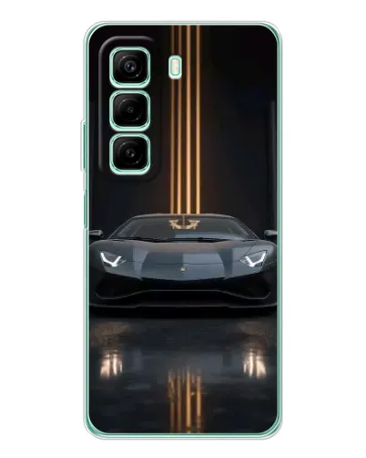 Чехол для Infinix Hot 60 с картинкой «Lamborghini золотые линии» Чехол для Infinix Hot 60 с картинкой «Lamborghini золотые линии»