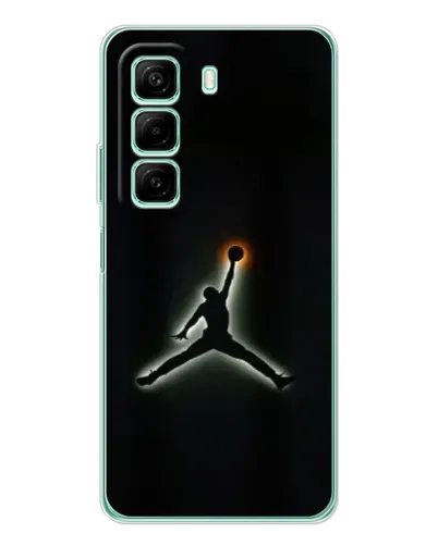 Чехол для Infinix Hot 60i с картинкой «Jordan Gradient Logo» Чехол для Infinix Hot 60i с картинкой «Jordan Gradient Logo»