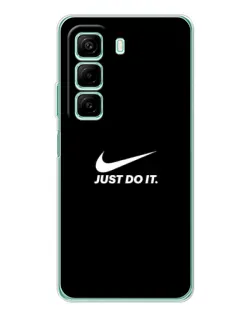 Чехол для Infinix Hot 60i с картинкой «Минимализм от Nike»