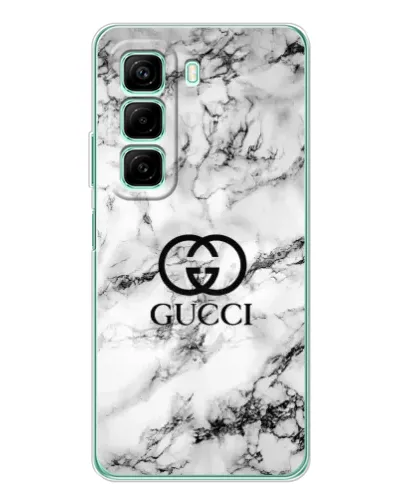 Чехол для Infinix Hot 60i с картинкой «Gucci — мраморный шик» Чехол для Infinix Hot 60i с картинкой «Gucci — мраморный шик»