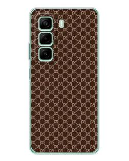 Чехол для Infinix Hot 60i с картинкой «Gucci — шоколадная сетка»