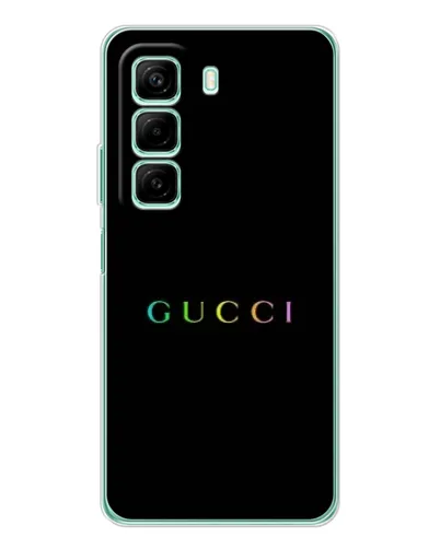 Чехол для Infinix Hot 60i с картинкой «Gucci — неоновый минимализм» Чехол для Infinix Hot 60i с картинкой «Gucci — неоновый минимализм»