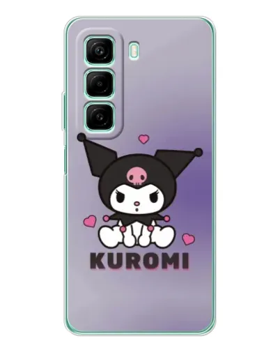 Чехол для Infinix Hot 60i с картинкой «Kuromi — фиолетовый арт» Чехол для Infinix Hot 60i с картинкой «Kuromi — фиолетовый арт»
