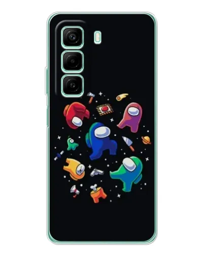 Чехол для Infinix Hot 60i с картинкой «Among Us космос» Чехол для Infinix Hot 60i с картинкой «Among Us космос»