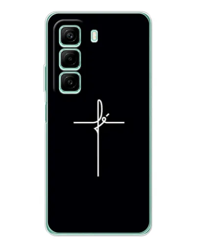 Чехол для Infinix Hot 60i с картинкой «Тонкий крест» Чехол для Infinix Hot 60i с картинкой «Тонкий крест»