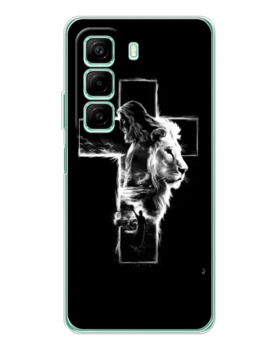 Чехол для Infinix Hot 60i с картинкой «Сияющий крест Jesus» Чехол для Infinix Hot 60i с картинкой «Сияющий крест Jesus»