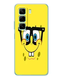 Чехол для Infinix Hot 60i с картинкой «Минималистичный Спанч Боб»