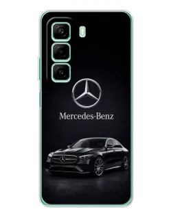 Чехол для Infinix Hot 60i с картинкой «Mercedes — решетка радиатора»