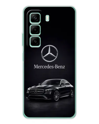Чехол для Infinix Hot 60i с картинкой «Mercedes — решетка радиатора»
