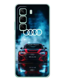 Чехол для Infinix Hot 60i с картинкой «Audi Sport — неон» Чехол для Infinix Hot 60i с картинкой «Audi Sport — неон»
