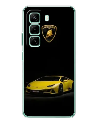 Чехол для Infinix Hot 60i с картинкой «Lamborghini желтый акцент» Чехол для Infinix Hot 60i с картинкой «Lamborghini желтый акцент»