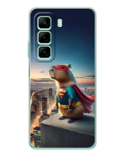 Чехол для Infinix Hot 60i с картинкой «Капи-мен супергерой» Чехол для Infinix Hot 60i с картинкой «Капи-мен супергерой»