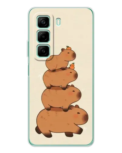 Чехол для Infinix Hot 60i с картинкой «Башня из капибар» Чехол для Infinix Hot 60i с картинкой «Башня из капибар»
