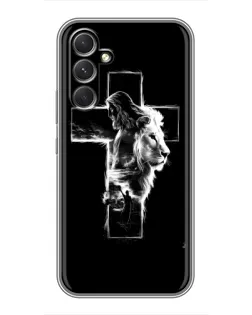 Чехол для Infinix Hot 70 Pro с картинкой «Сияющий крест Jesus»