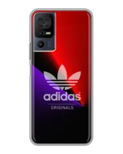Чехол для Infinix Hot 70 с картинкой «Adidas Red Neon»