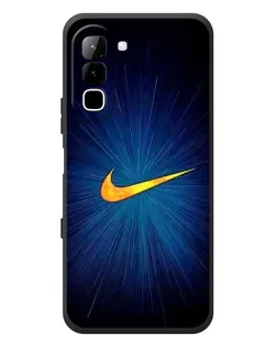 Чехол для Infinix Hot 70 с картинкой «Синий пульс Nike»