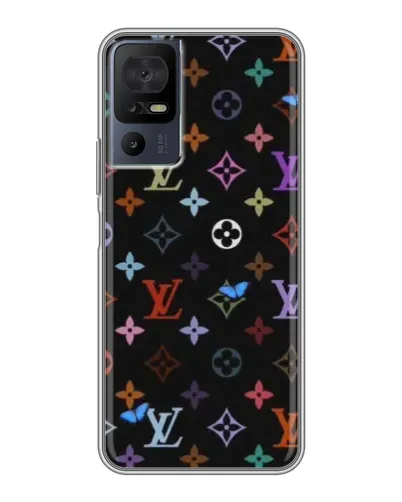 Чехол для Infinix Hot 70 с картинкой «Цветная монограмма LV» Чехол для Infinix Hot 70 с картинкой «Цветная монограмма LV»