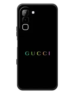 Чехол для Infinix Hot 70 с картинкой «Gucci — неоновый минимализм»