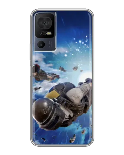 Чехол для Infinix Hot 70 с картинкой «Десант PUBG — прыжок» Чехол для Infinix Hot 70 с картинкой «Десант PUBG — прыжок»