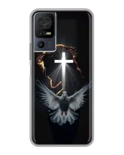 Чехол для Infinix Hot 70 с картинкой «Голубь и Свет»
