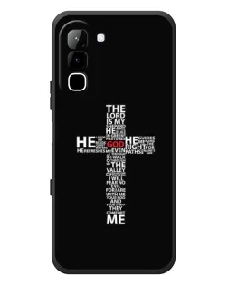 Чехол для Infinix Hot 70 с картинкой «Текстовый крест»