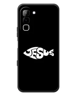 Чехол для Infinix Hot 70 с картинкой «Рыба Jesus»