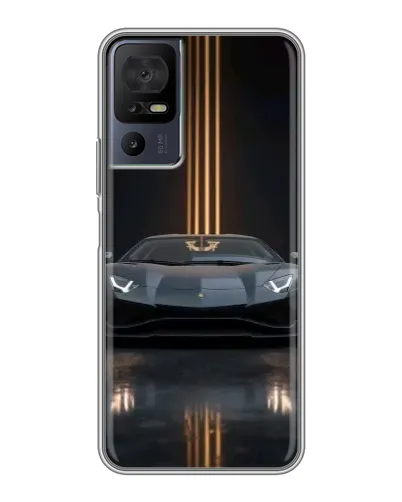 Чехол для Infinix Hot 70 с картинкой «Lamborghini золотые линии» Чехол для Infinix Hot 70 с картинкой «Lamborghini золотые линии»