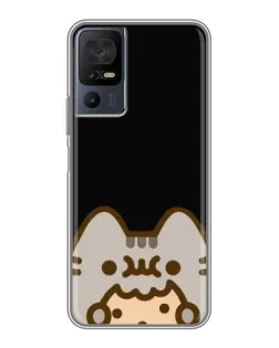Чехол для Infinix Hot 70 с картинкой «Пушин на черном»