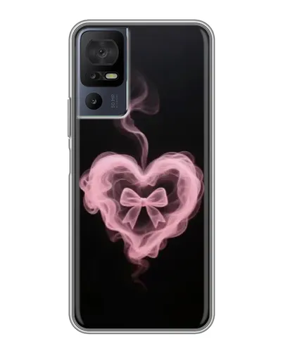 Чехол для Infinix Hot 70 с картинкой «Дымчатое сердце»