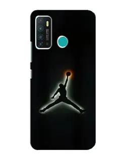 Чехол для Infinix Hot 9 / Hot 9 Pro с картинкой «Jordan Gradient Logo»